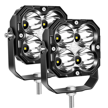 MadLumin Signature Series. 4 Inch 2x2 LED Pod Light