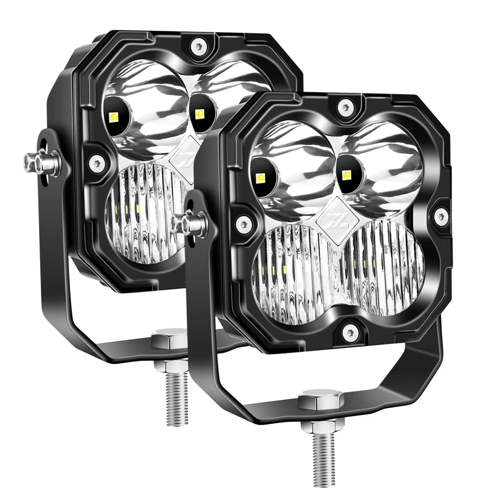 MadLumin Signature Series. 4 Inch 2x2 LED Pod Light